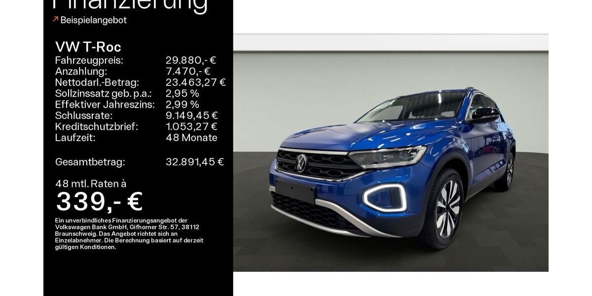 VW T-Roc 7.900 km 29.880 &euro; Mainz-Kastell (Wiesbaden) 55252