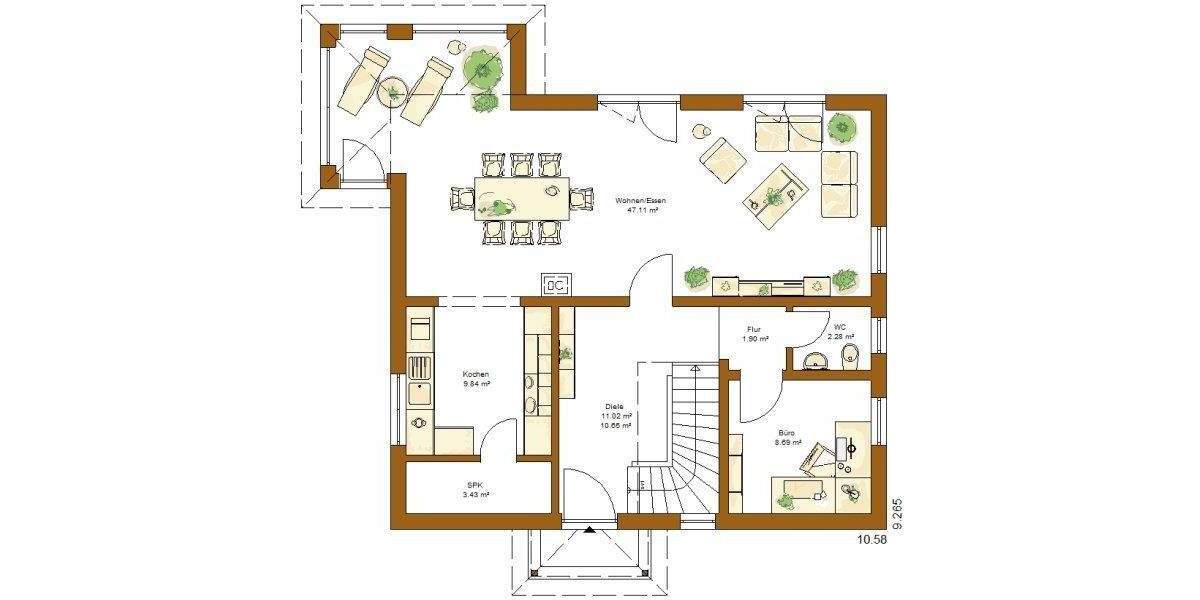 Einfamilienhaus Ochsenfurt Zeubelried - 5 Zimmer, 152 m&sup2;, 514.603&euro; | Angebot:25701750