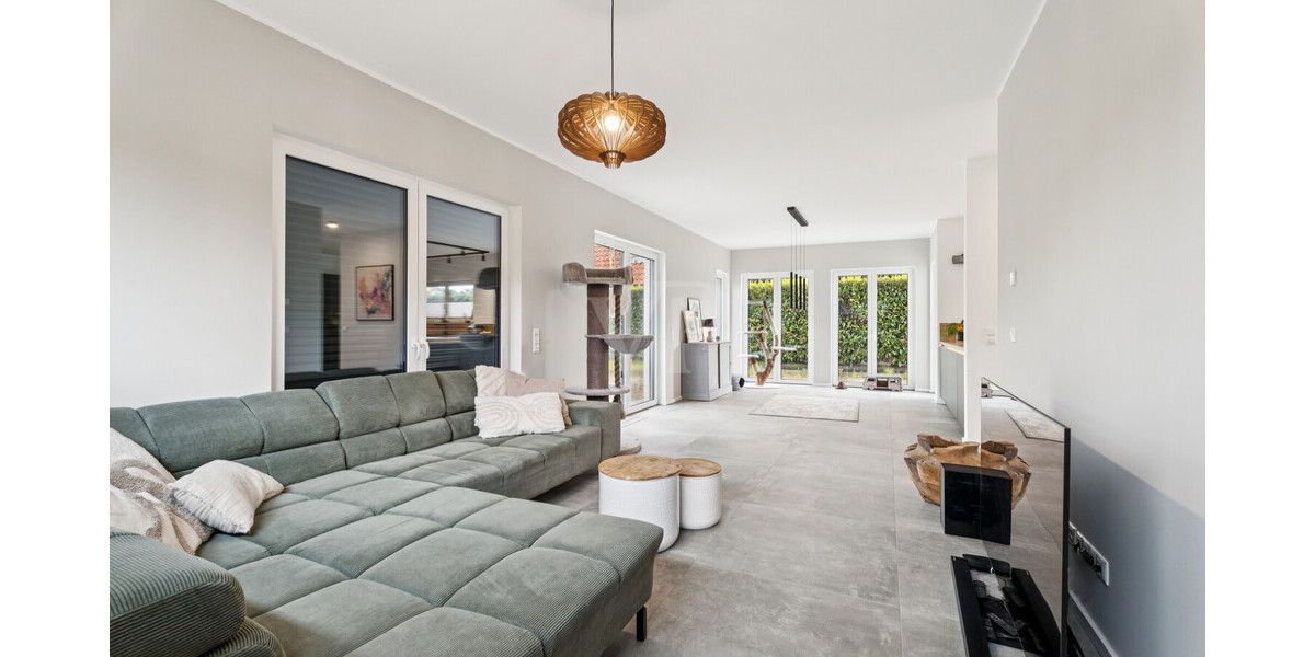 Ein Zuhause, das moderne Architektur, hochwertigen Wohnkomfort und naturnahes Leben miteinander verbindet. - Einfamilienhaus Hopsten Hopsten | Angebot:27249637