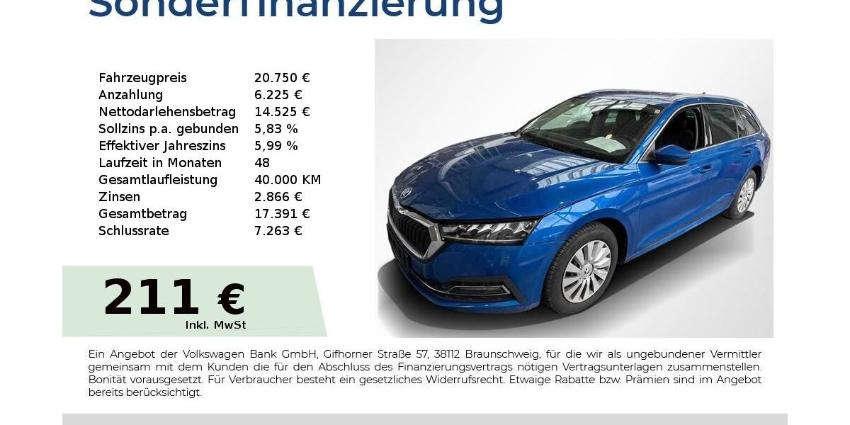 Skoda Octavia 105.850 km 20.750 &euro; Nürnberg 90431