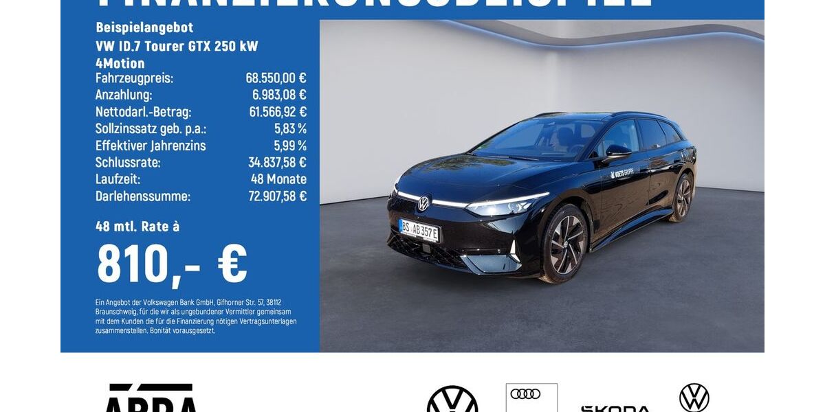 VW ID.7 9.000 km 68.550 &euro; Braunschweig 38108