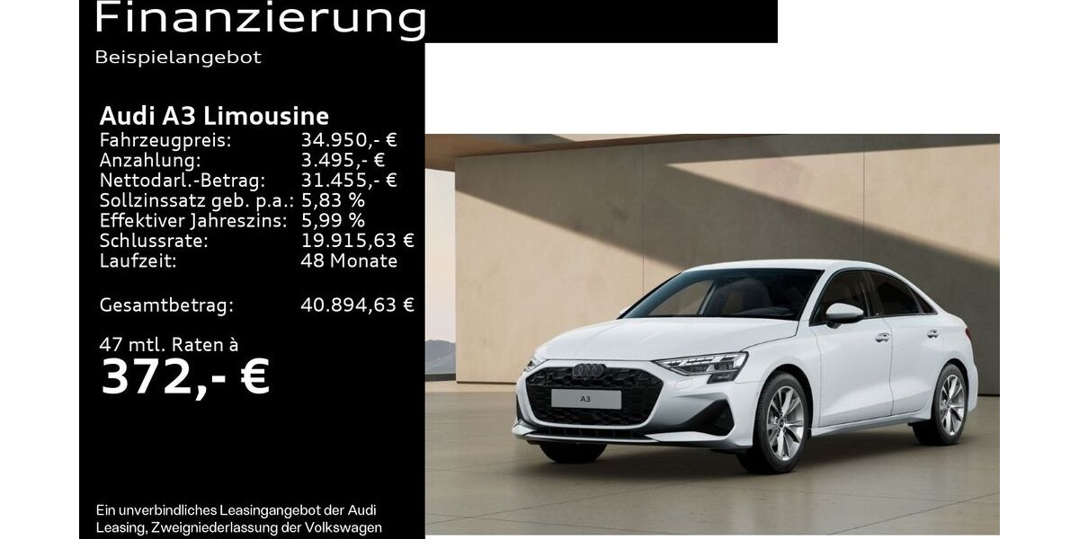 Audi A3 4.540 km 34.950 &euro; Bad Hersfeld 36251