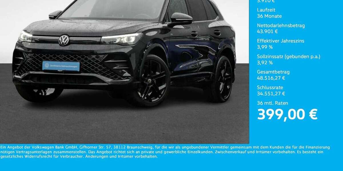 VW Tiguan 3.368 km 47.811 € Dortmund 44141