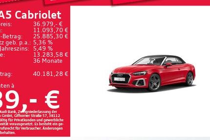 Audi A5 71.248 km 36.979 &euro; Eching 85386