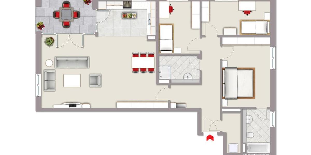 Etagenwohnung Koblenz Karthause - 4 Zimmer, 128 m&sup2;, 1.792&euro; | Angebot:26367474