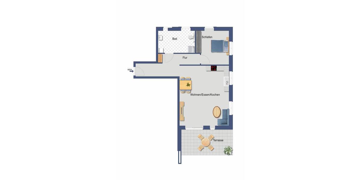 Etagenwohnung Papenburg - 2 Zimmer, 84 m&sup2;, 272.000&euro; | Angebot:26694721