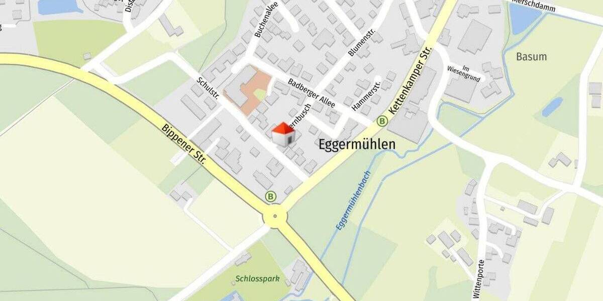 Etagenwohnung Eggermühlen - 2 Zimmer, 75 m&sup2;, 216.000&euro; | Angebot:25702013