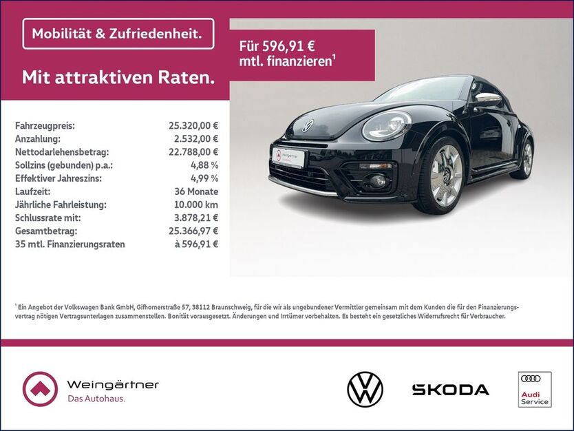 VW Beetle 76.550 km 25.320 € Miesbach 83714