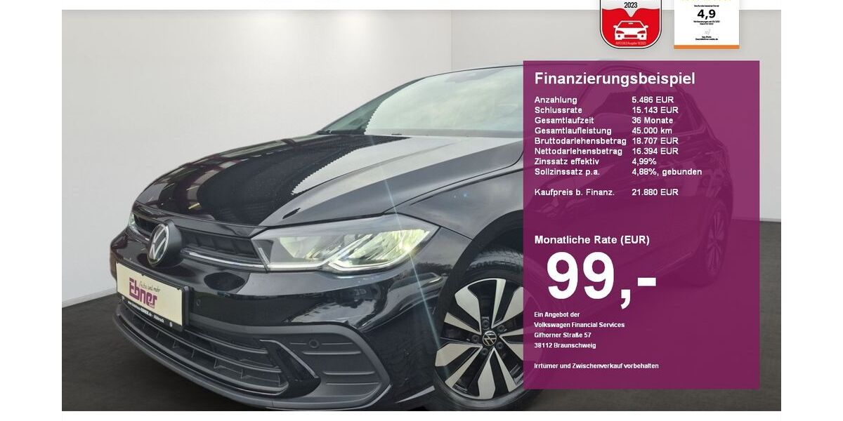 VW Polo 20.000 km 21.420 &euro; Albbruck 79774