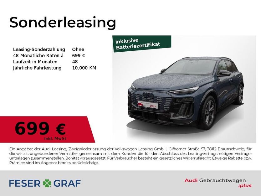Audi Q6 e-tron 5.074 km 73.990 € Magdeburg 39126