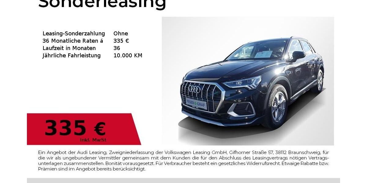 Audi Q3 13.984 km 37.770 &euro; Erlangen 91058