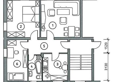 Wohnung Gröditz - 3 Zimmer, 64 m&sup2;, 430&euro; | Angebot:26384046