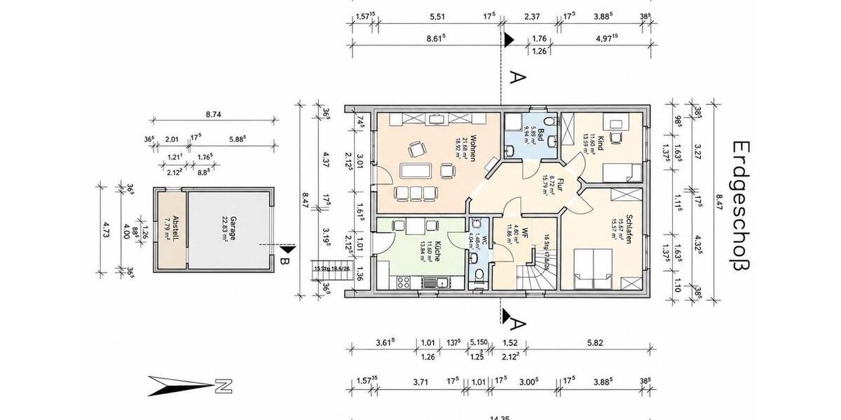 Mehrfamilienhaus, Wohnhaus Bassum - 6 Zimmer, 165 m&sup2;, 555.555&euro; | Angebot:26764545