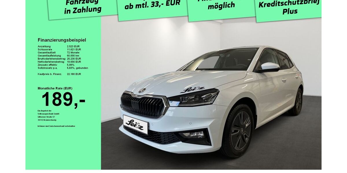 Skoda Fabia 4.000 km 21.780 &euro; Kempten 87439