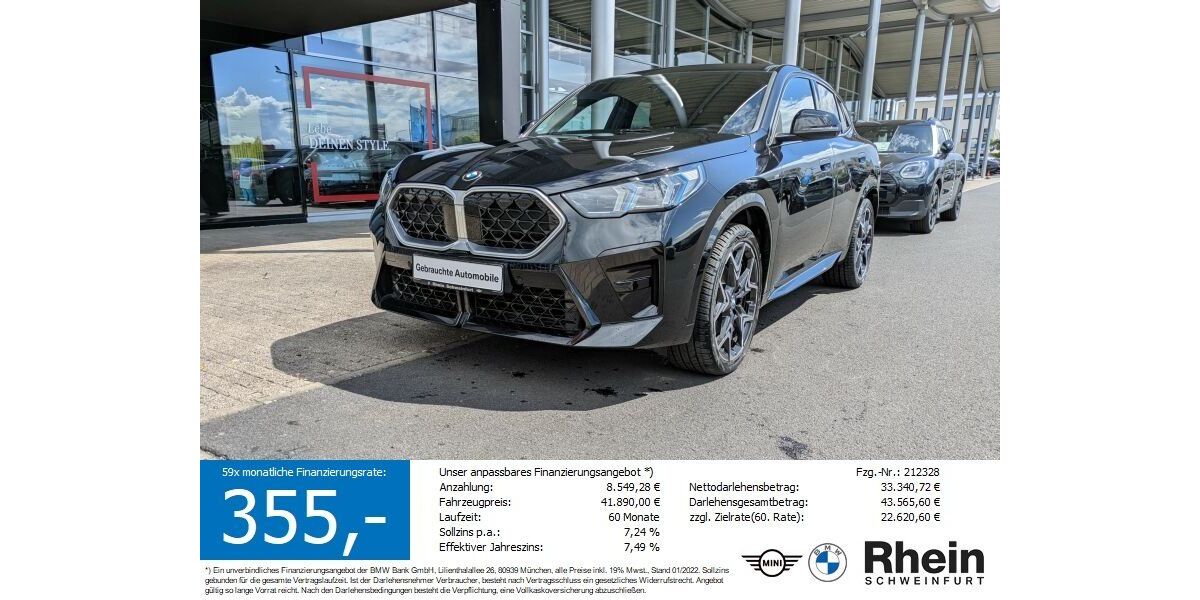 BMW X2 13.286 km 40.290 &euro; Schweinfurt 97424