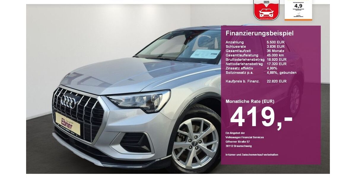 Audi Q3 80.000 km 22.820 &euro; Albbruck 79774