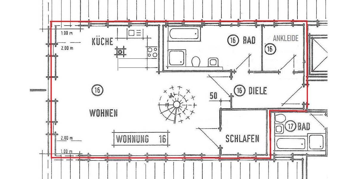 Etagenwohnung Waren (Müritz) Waren - 3 Zimmer, 110 m&sup2;, 349.900&euro; | Angebot:26859100
