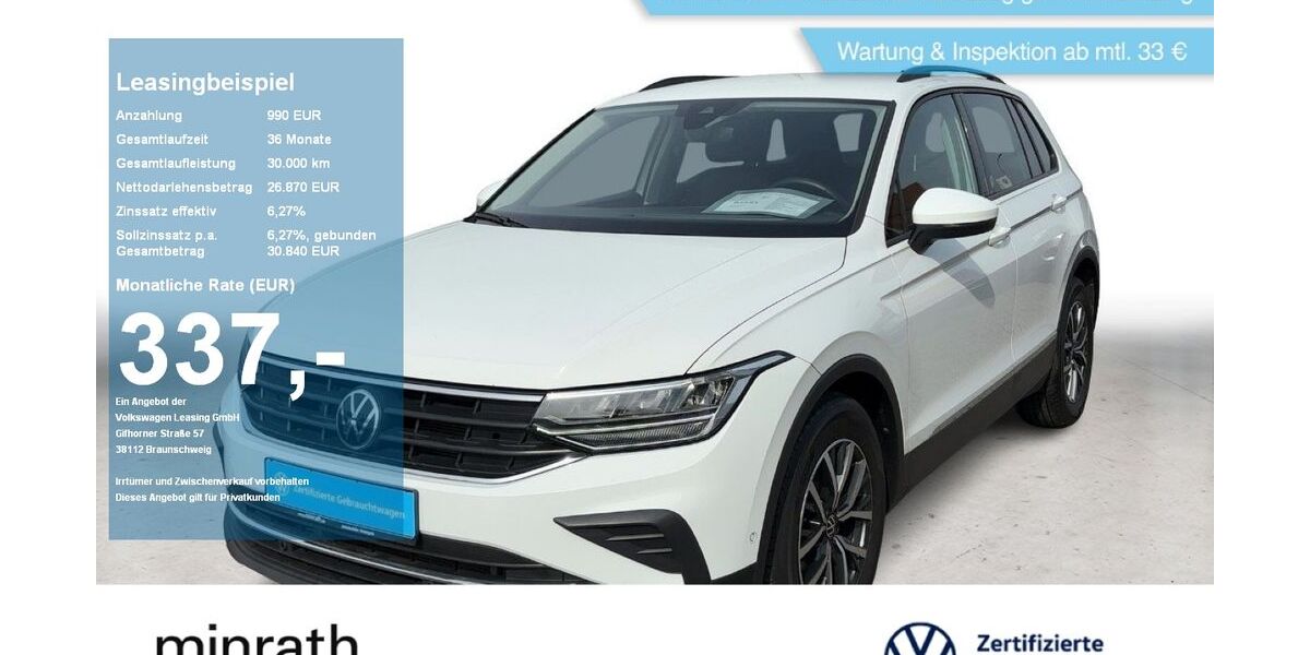 VW Tiguan 95.441 km 25.870 &euro; Geldern 47608