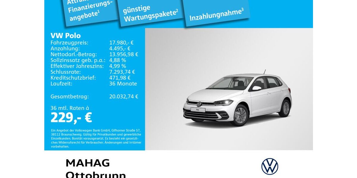 VW Polo 40.369 km 17.980 € Ottobrunn 85521