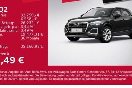 Audi Q2 17.200 km 31.780 &euro; Gersthofen 86368