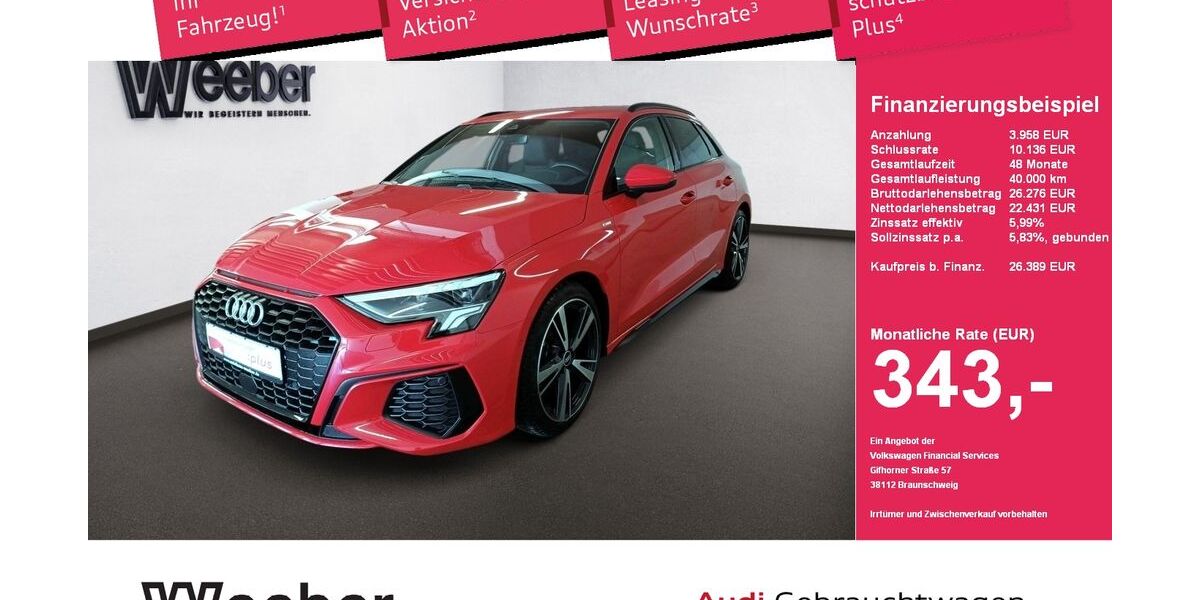 Audi A3 58.018 km 26.279 &euro; Leonberg 71229