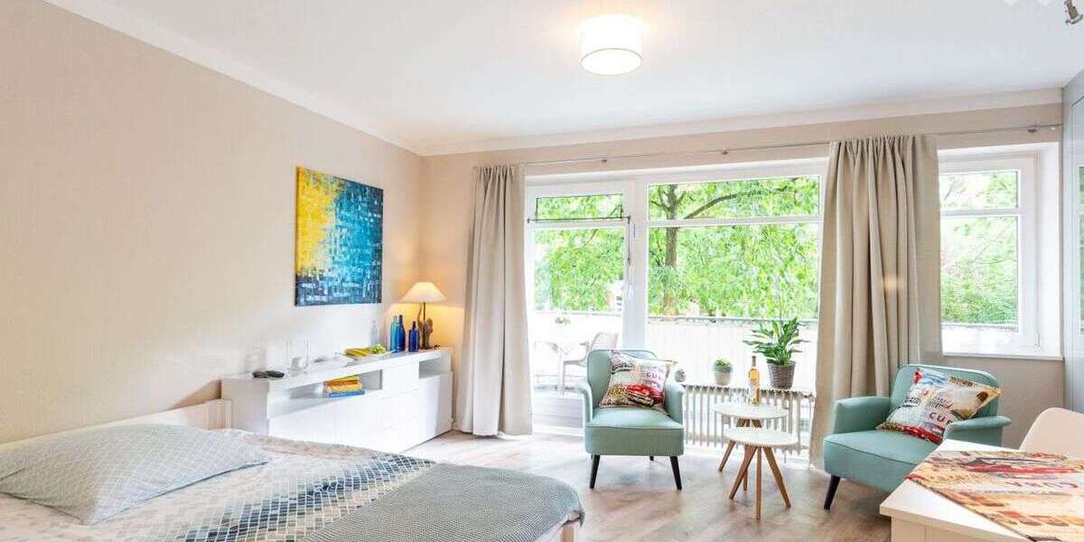 Zimmer Hamburg Winterhude - 1 Zimmer, 1.500&euro; | Angebot:26037872