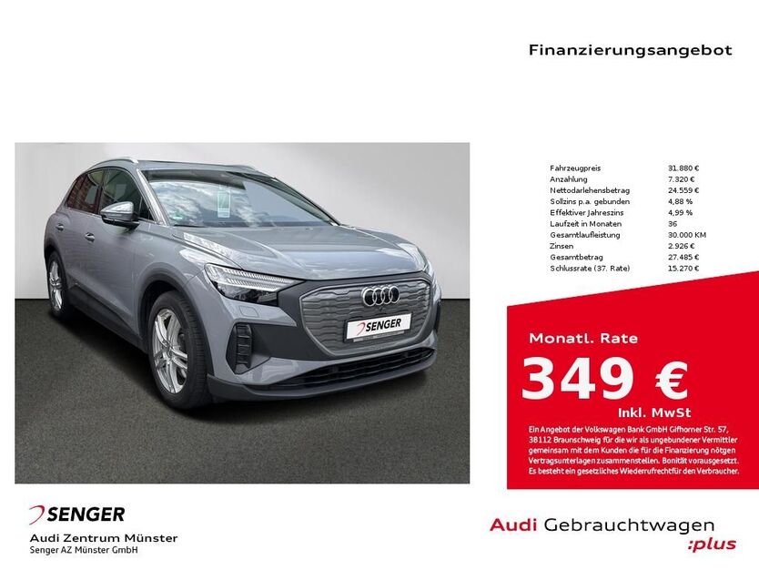 Audi Q4 e-tron 63.848 km 31.880 € Münster 48153