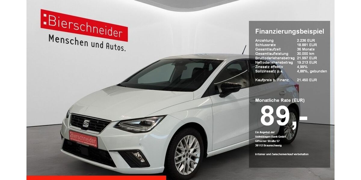 Seat Ibiza 22.715 km 21.450 &euro; Regensburg 93055