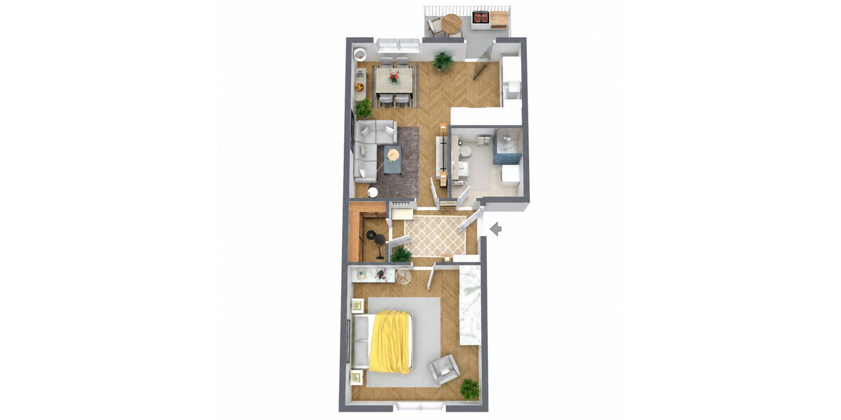 Erstklassige 2-Zimmerwohnung, Stil und zeitloser Eleganz im Herzen des Erphoviertels! - Etagenwohnung Münster Mitte-Nordost | Angebot:26994836