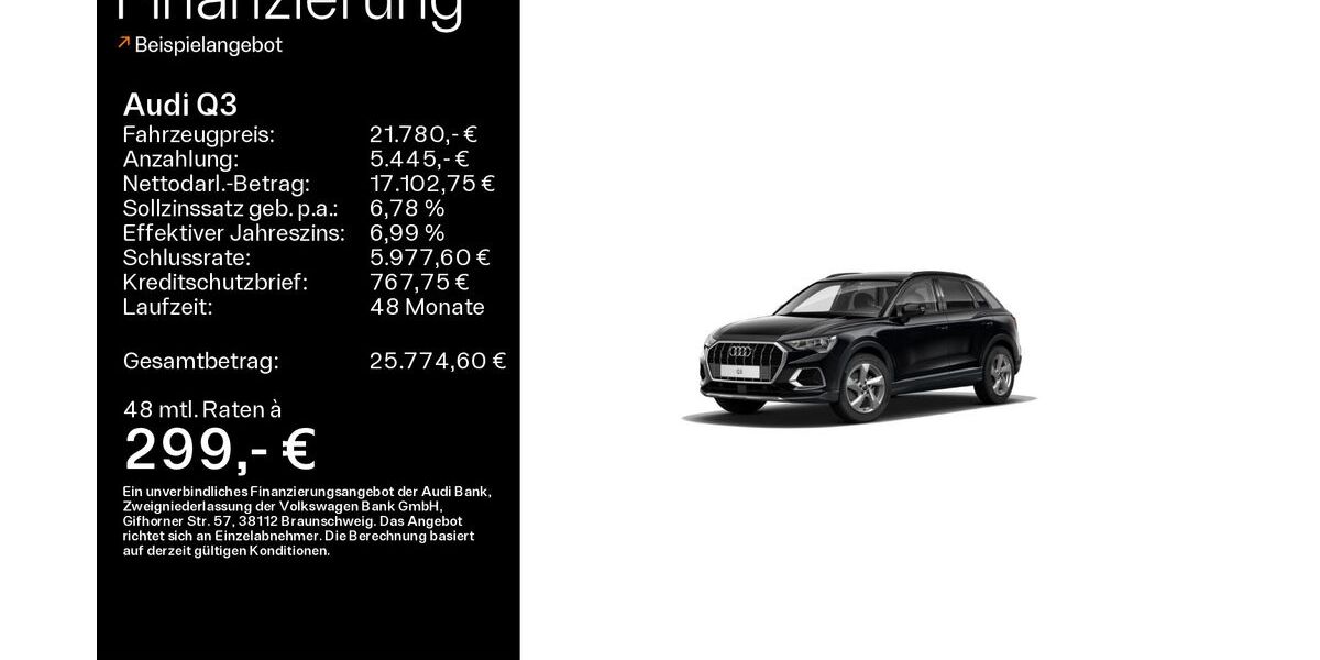 Audi Q3 56.746 km 21.780 &euro; Lichtenfels 96215