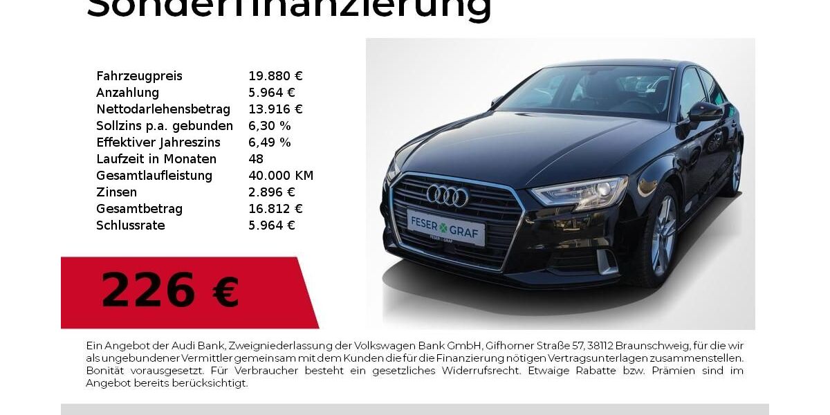 Audi A3 69.000 km 19.880 &euro; Nürnberg 90411