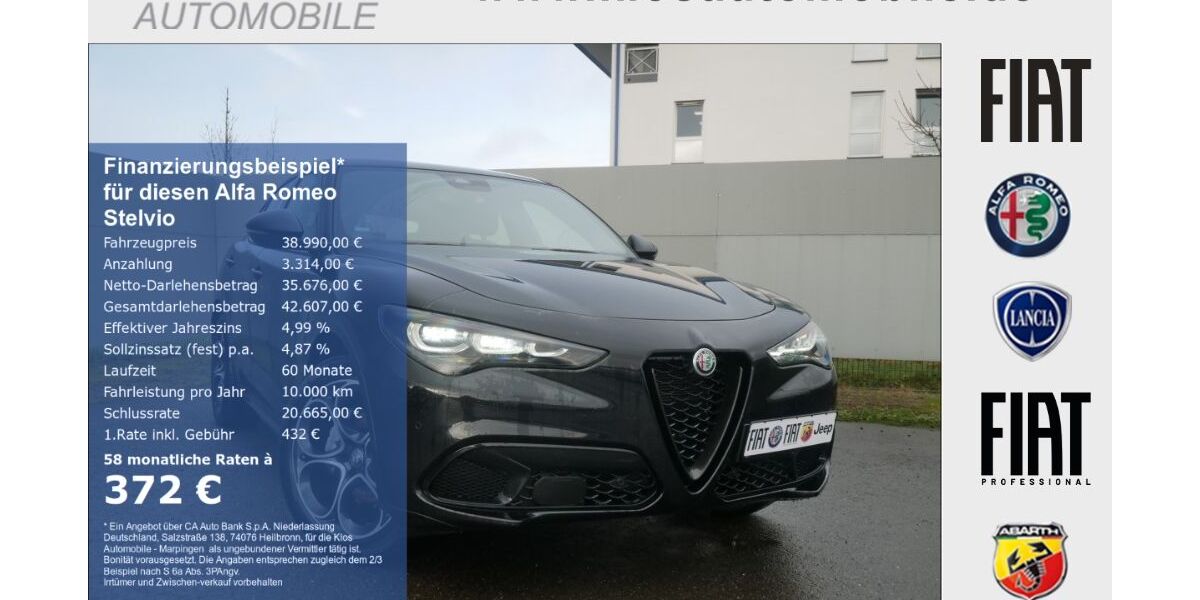 Alfa Romeo Stelvio 18.900 km 38.990 &euro; Koblenz 56072