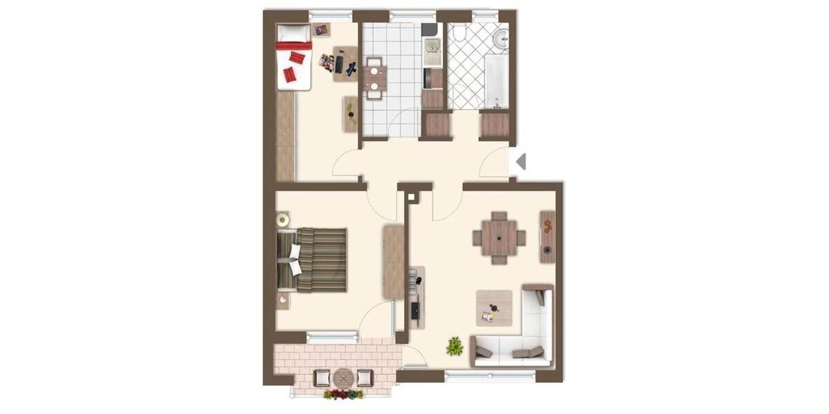 Etagenwohnung Rothenburg ob der Tauber - 3 Zimmer, 73 m&sup2;, 185.000&euro; | Angebot:26823822