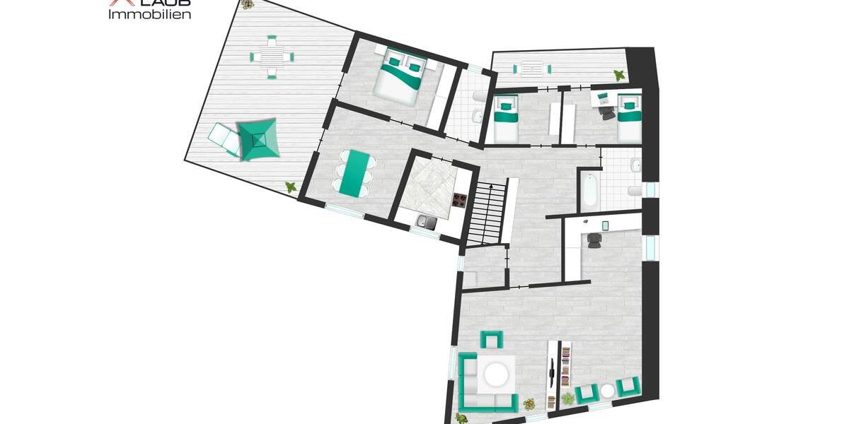 Etagenwohnung Riedlingen - 5.5 Zimmer, 147 m&sup2;, 950&euro; | Angebot:26409485