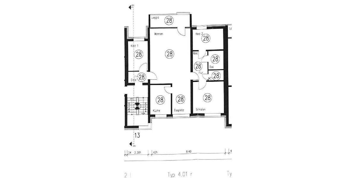 Etagenwohnung Bremen Hemelingen - 4 Zimmer, 90 m&sup2;, 265.000&euro; | Angebot:26409872
