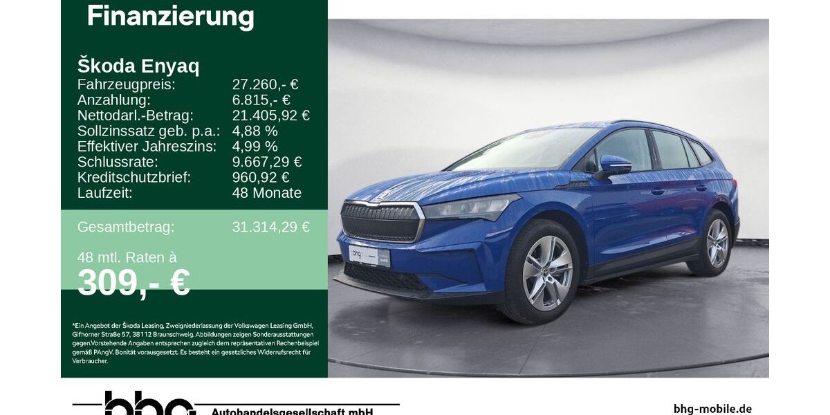 Skoda Enyaq 56.749 km 27.260 &euro; Balingen 72336