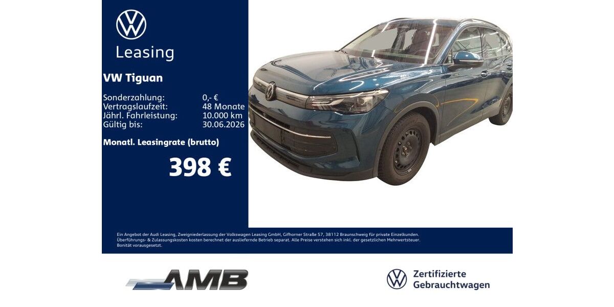 VW Tiguan 6.880 km 35.480 &euro; Borna 04552