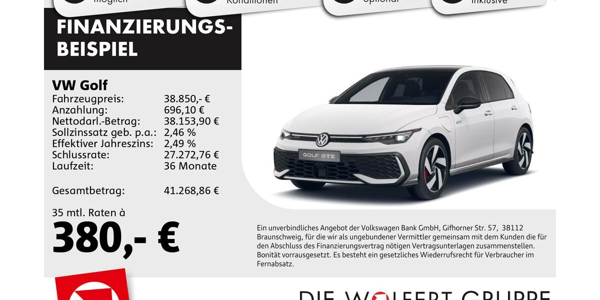 VW Golf 6.791 km 38.850 &euro; Buergstadt 63927