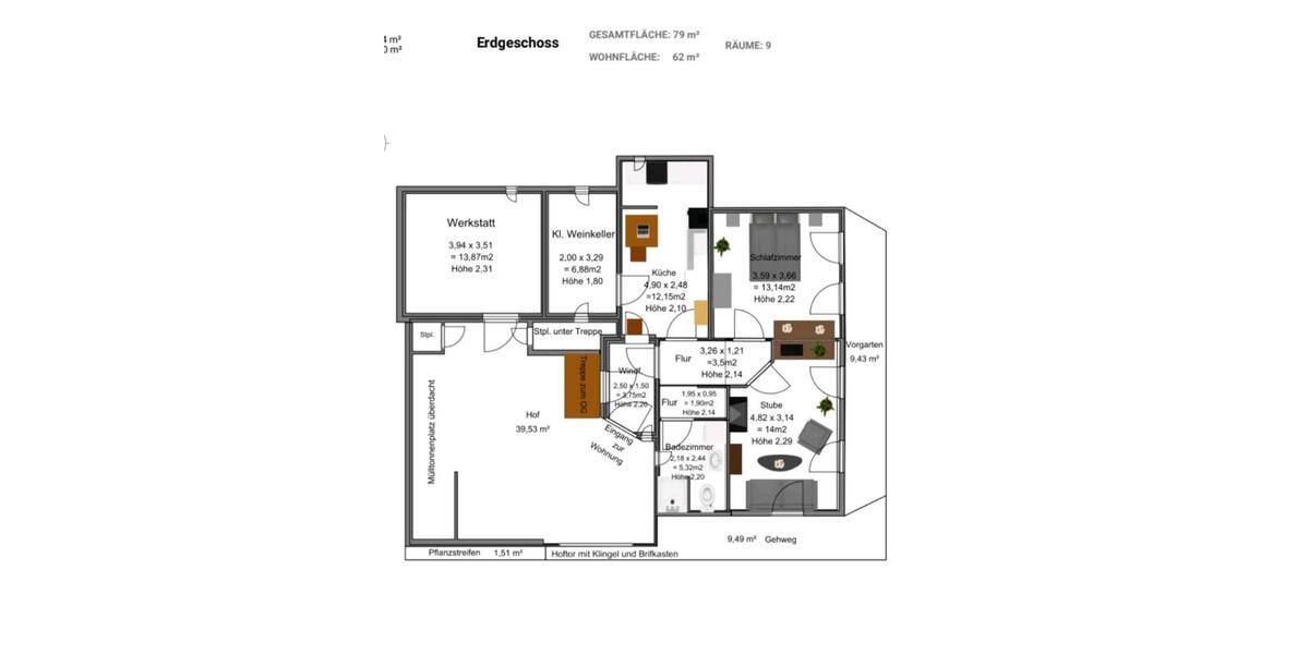 Einfamilienhaus Klettbach - 6 Zimmer, 180 m&sup2;, 252.000&euro; | Angebot:26998446