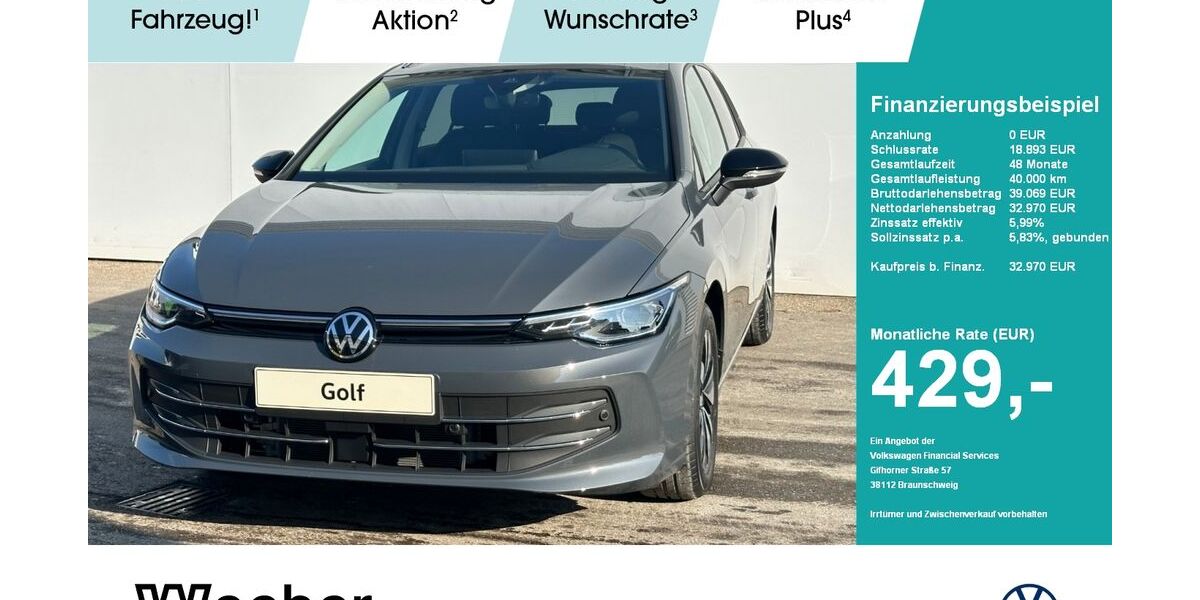 VW Golf 8.500 km 31.970 &euro; Leonberg 71229