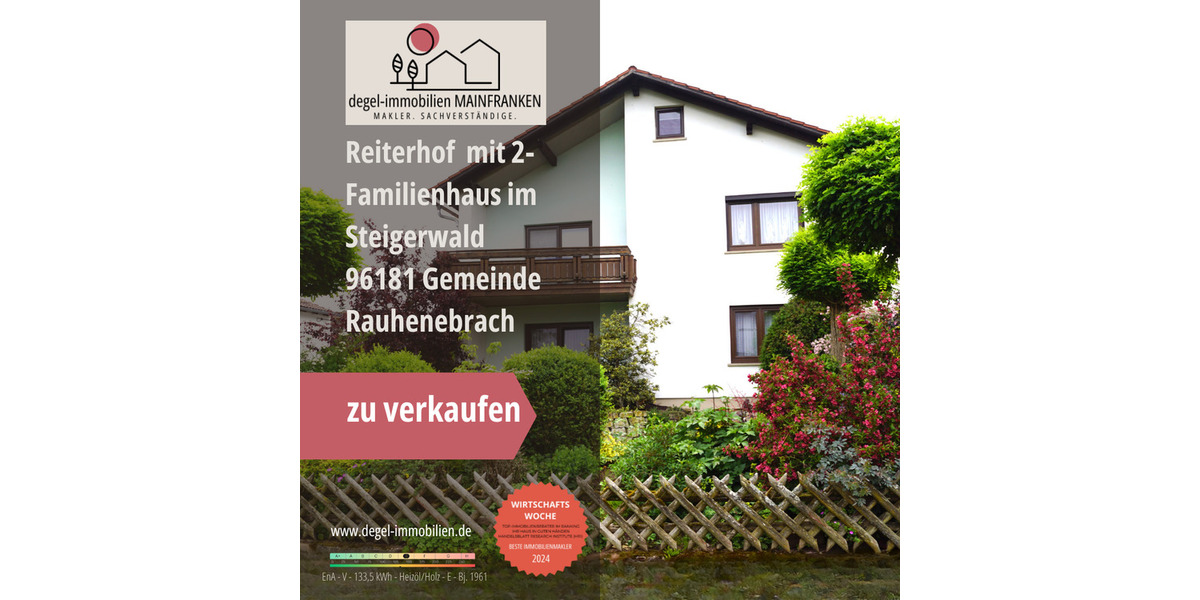 Gewerbeobjekt Rauhenebrach Untersteinbach - 8 Zimmer, 206 m&sup2;, 590.000&euro; | Angebot:25957466