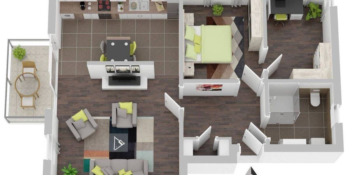 Etagenwohnung Achim Bierden - 2 Zimmer, 73 m&sup2;, 690&euro; | Angebot:26361242