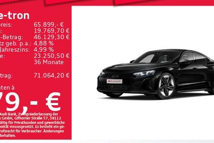 Audi RS e-tron GT 38.492 km 64.783 &euro; Eching 85386