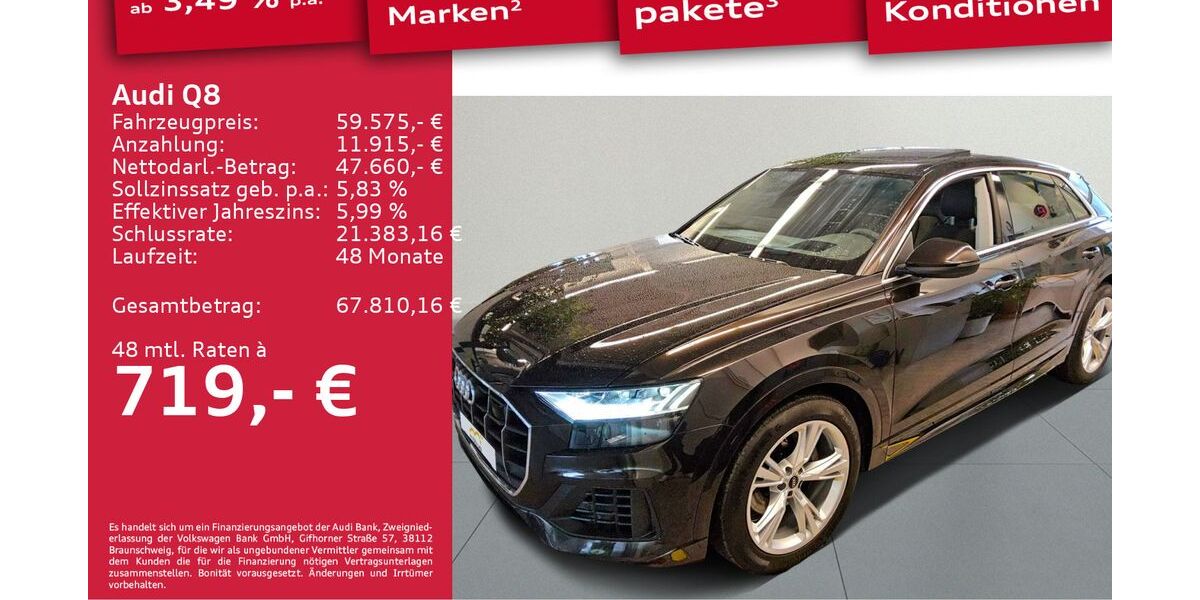 Audi Q8 73.928 km 58.985 &euro; Berlin 13088