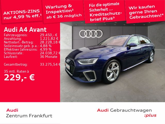 Audi A4 37.006 km 29.450 € Frankfurt am Main 60314