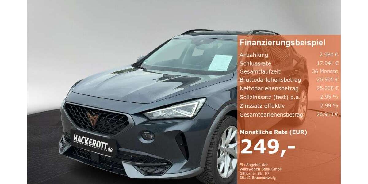 Cupra Formentor 25.840 km 27.980 &euro; Burgwedel 30938