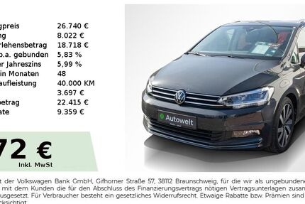 VW Touran 100.550 km 26.740 &euro; Nürnberg 90431