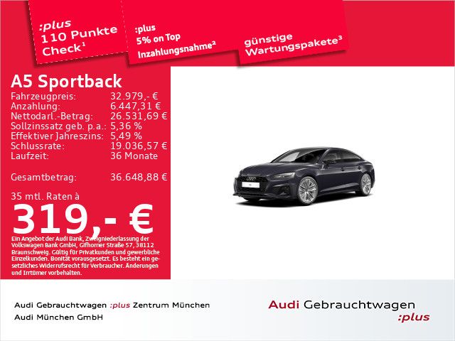 Audi A5 38.069 km 32.979 &euro; Eching 85386
