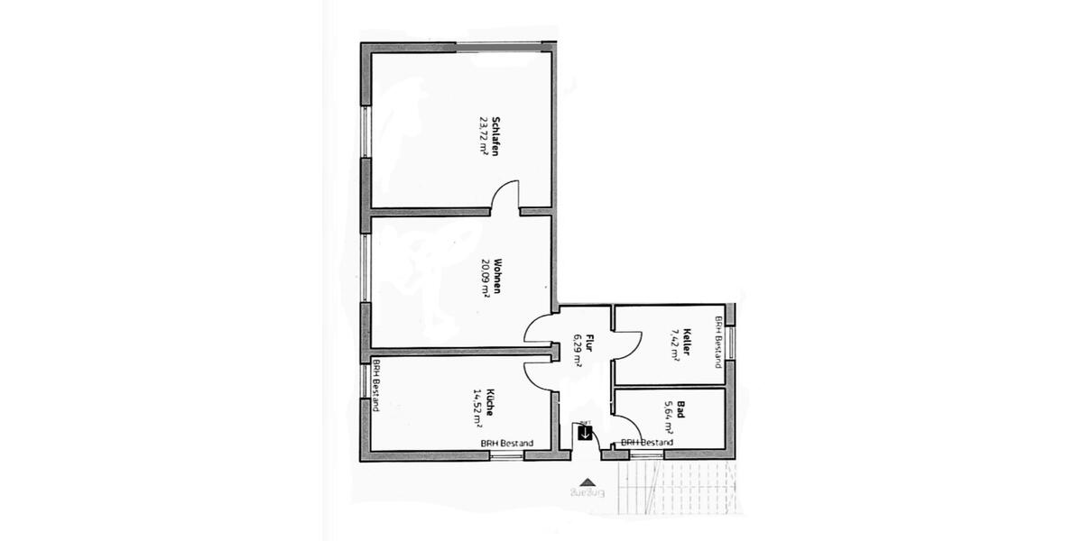 Erdgeschoßwohnung Siegen Eiserfeld - 2 Zimmer, 77 m&sup2;, 930&euro; | Angebot:26302908