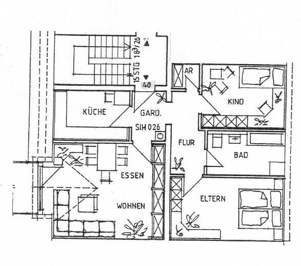 Etagenwohnung Sonneberg Bettelhecken - 3 Zimmer, 79.500&euro; | Angebot:24635171